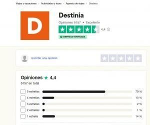 Destinia opiniones ¿Es fiable? [ Descuento ] 2024