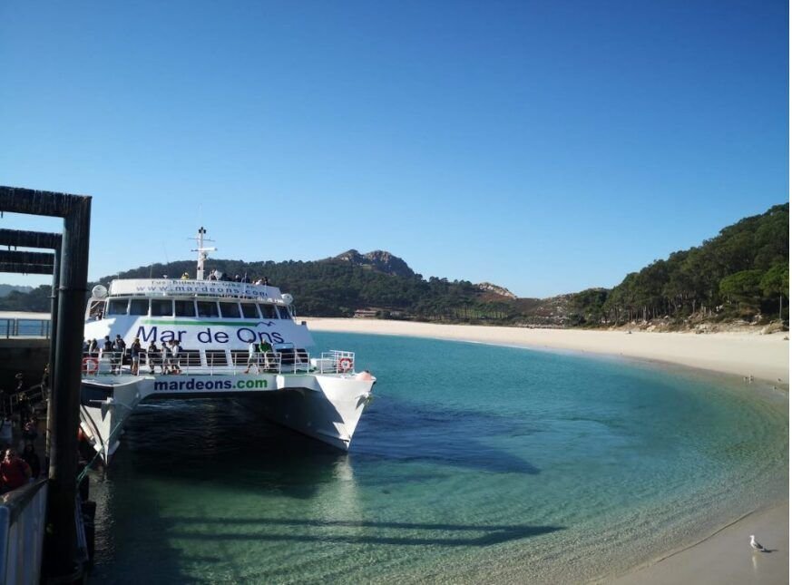 Crucero isla ons y islas Cies